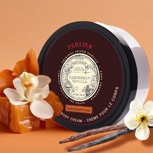 Perlier Caribbean Vanilla & Spiced Caramel Body Cream - SEALED 6.7oz
